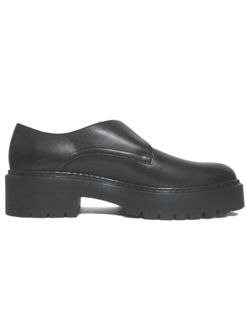 Hermes Happen Leather Single Monk Strap Derby Shoes 43